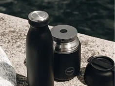 AYA&IDA matte black Food\'ie termobeholder 500ml